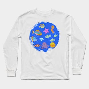 Under the sea design Long Sleeve T-Shirt